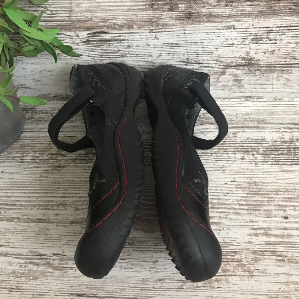 J 41 Pioneer Black Vegan Mary Jane Sport Shoe Women Sz 7 - Picture 2 of 6
